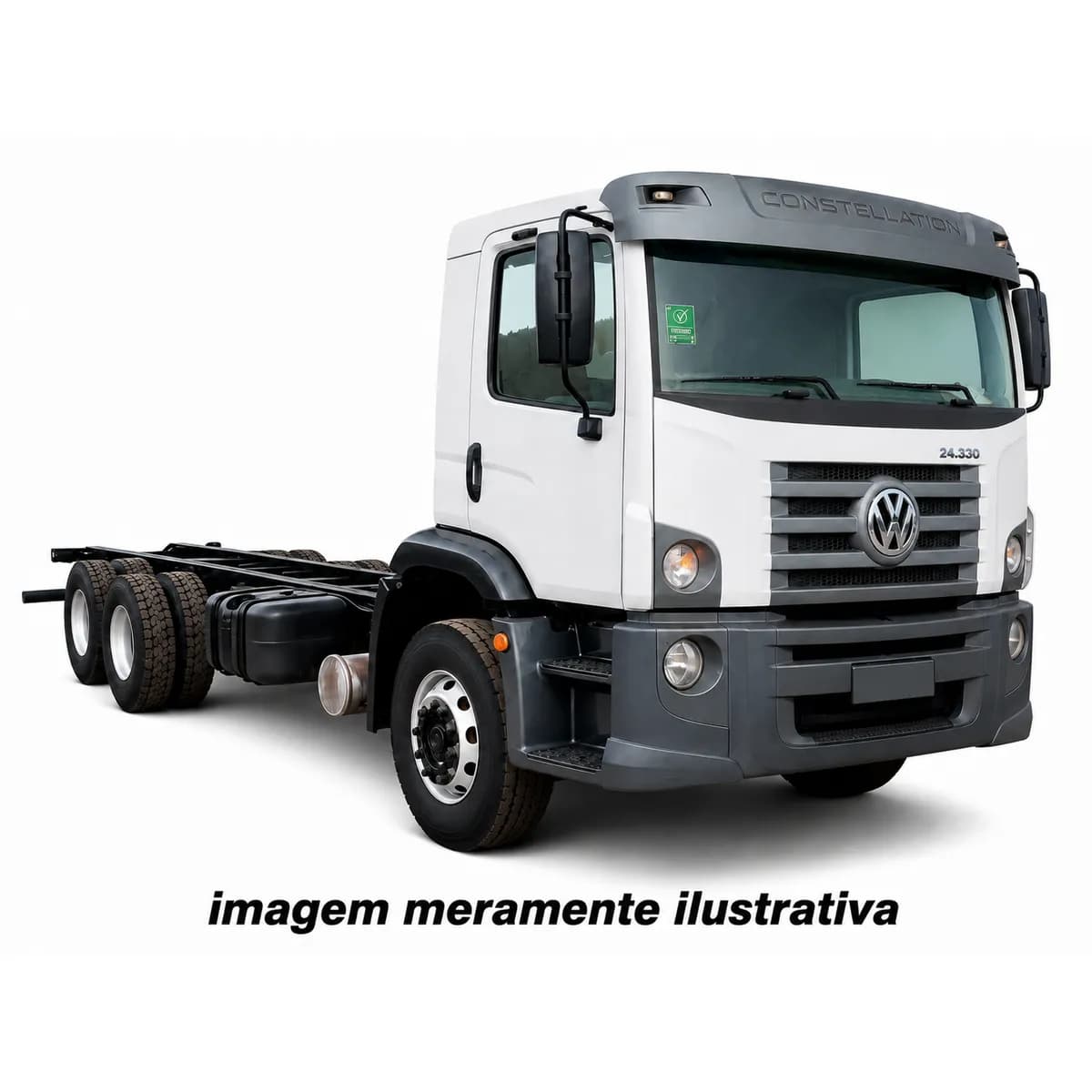 Caminhão Volkswagen modelo 24.330 CRC 6X2