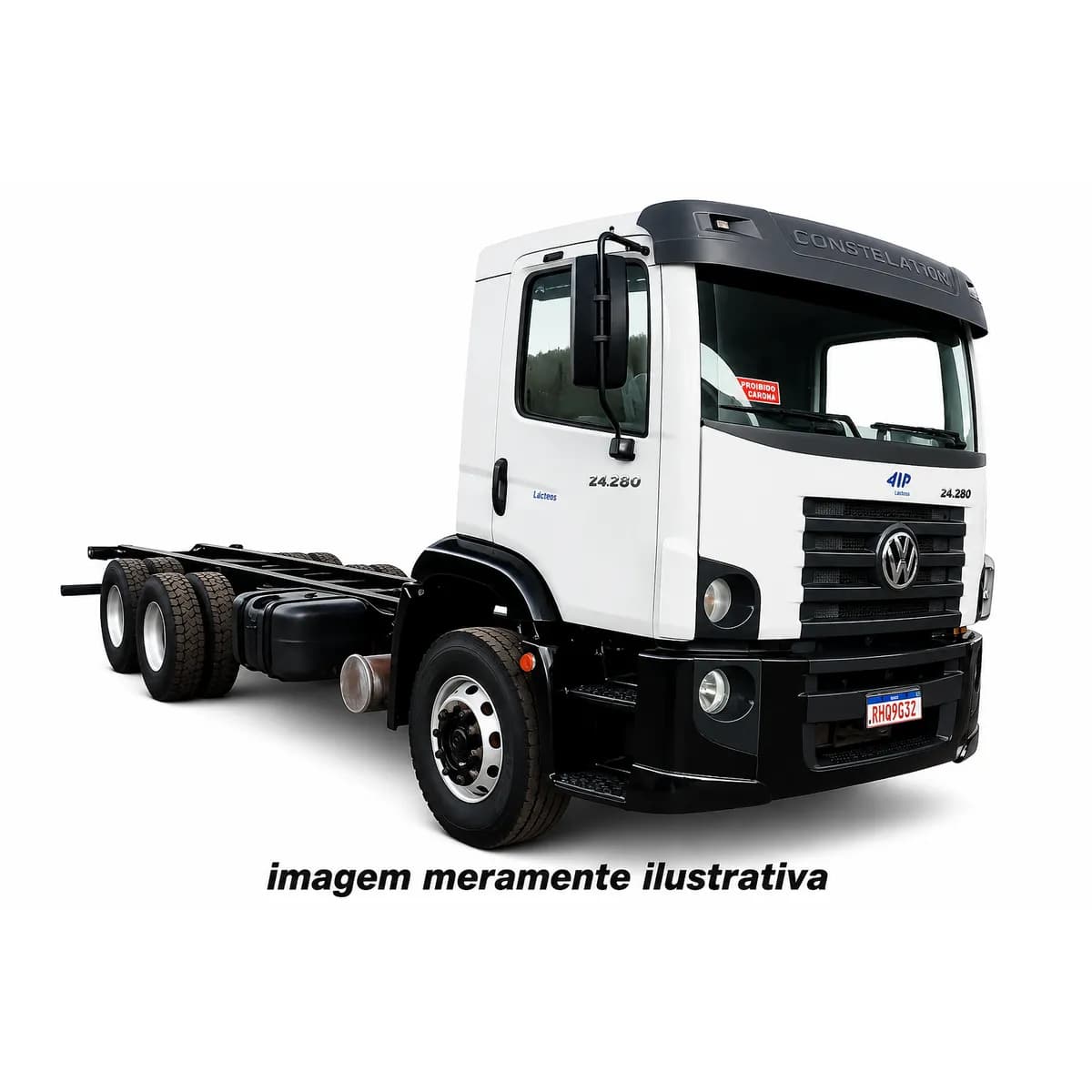 Caminhão Volkswagen modelo 24.280 CRM 6X2